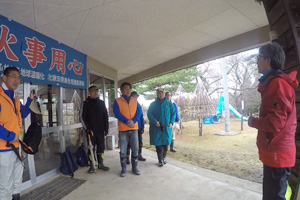 秋田県三種町「クアの道」の設定と気候性地形療法ガイドの実地講習